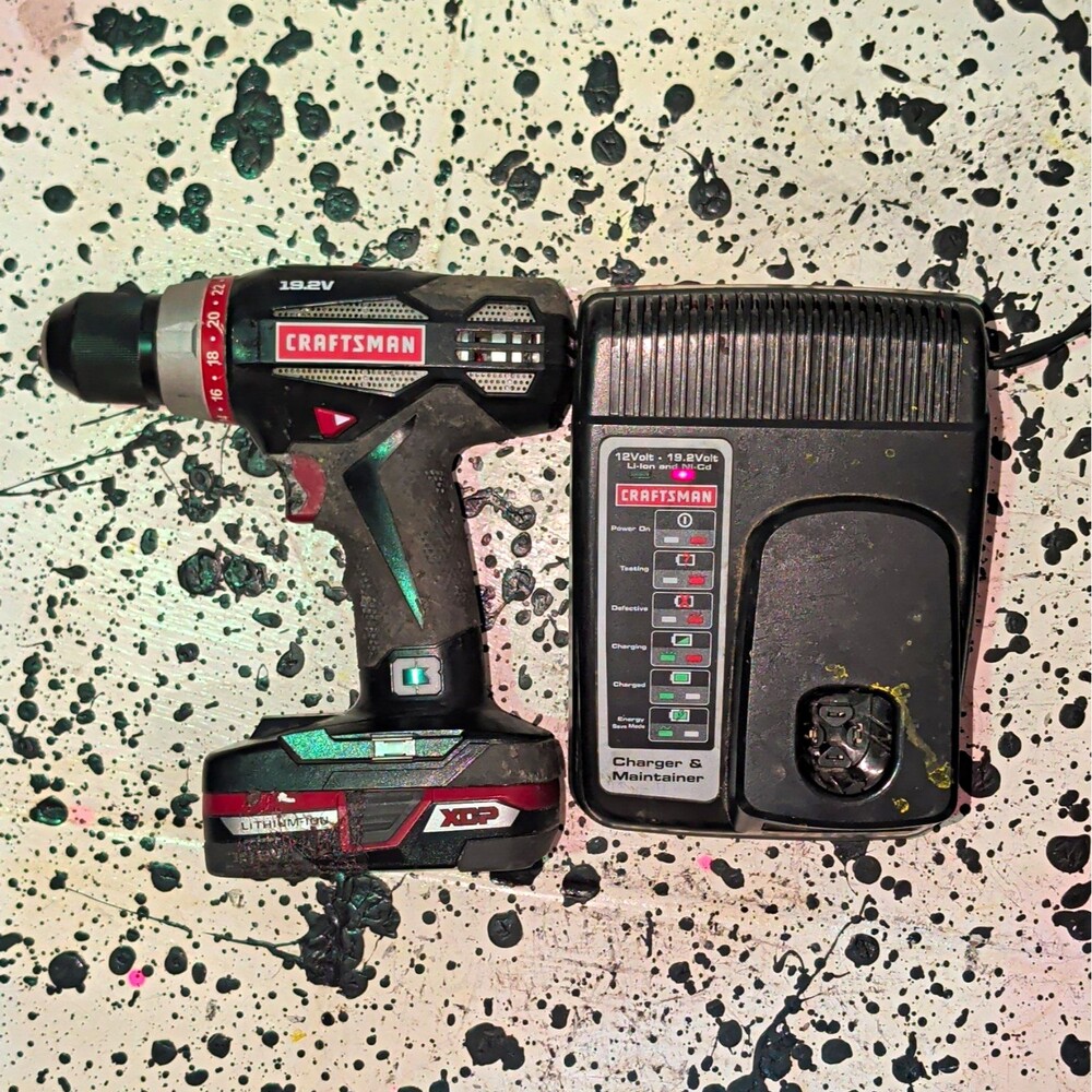 Craftsman C3 19.2V Drill/Driver Kit w/ Li-Ion Battery & Charger Keyless 1/2"
